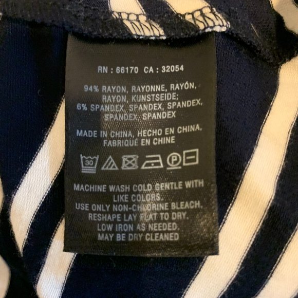 Maeve by Anthropologie Navy Striped Swing Dress - Picture 8 of 9